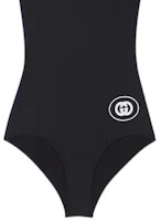 Purchase (W) GUCCI Love Parade Baju Renang One-Piece Wanita Hitam dengan Logo. 688997-XHAEV-1070