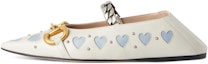 Buy (Women) Gucci Lovelight flat with Horsebit 'White Blue' 713868-BKO60-9042