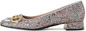 Buy (Women) Gucci Lovelight Crystal Ballet Flat With Horsebit 'Silver' 707703-KSP20-8461