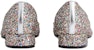 (Women) Gucci Lovelight Crystal Ballet Flat With Horsebit 'Silver' 707703-KSP20-8461