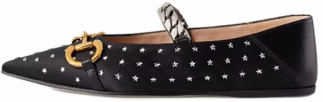 (Women) Gucci Lovelight Flat Ballet Shoes 707697-KND90-1000 (Women) Gucci Lovelight Flat Ballet Shoes 707697-KND90-1000