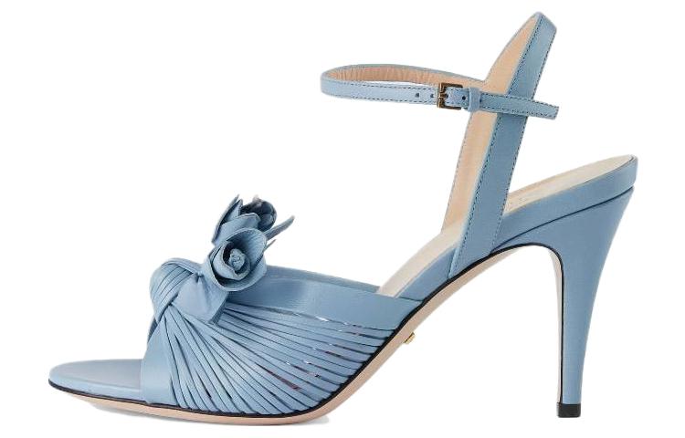 (Women) Gucci Lovelight Sandal With Flower 'Light Blue' 707742-C9D00-4914