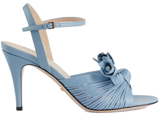 (Women) Gucci Lovelight Sandal With Flower 'Light Blue' 707742-C9D00-4914 Order (Women) Gucci Lovelight Sandal With Flower 'Light Blue' 707742-C9D00-4914