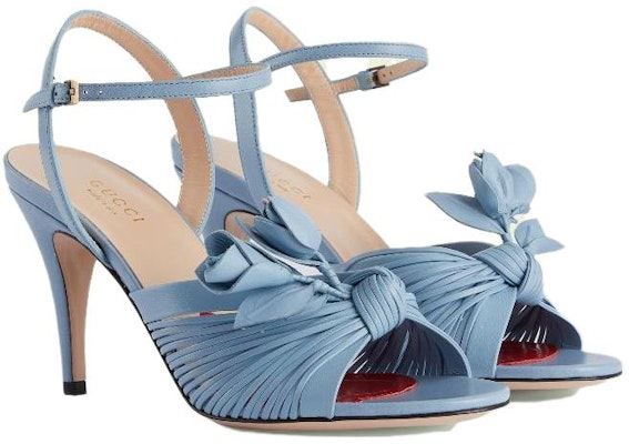 (W) Sandal Gucci Lovelight dengan Bunga 'Biru Muda' 707742-C9D00-4914 Lookbook (W) Sandal Gucci Lovelight dengan Bunga 'Biru Muda' 707742-C9D00-4914