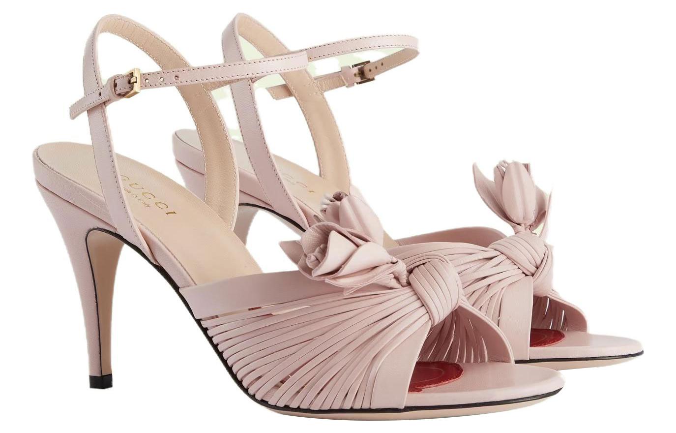 Lookbook (W) 구찌 러브라이트 플라워 샌들 (핑크) 707742-C9D00-6910