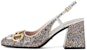 (W) Gucci Lovelight Slingback Tumit Sederhana dengan Horsebit 707702-KSP20-8461