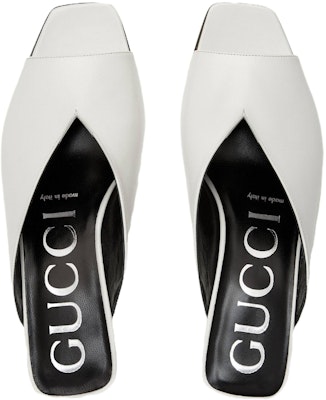 (Women) Gucci Low-Heel Open-Toe Slide 'White Fashion' 695310-C9D00-9050 Lookbook (Women) Gucci Low-Heel Open-Toe Slide 'White Fashion' 695310-C9D00-9050