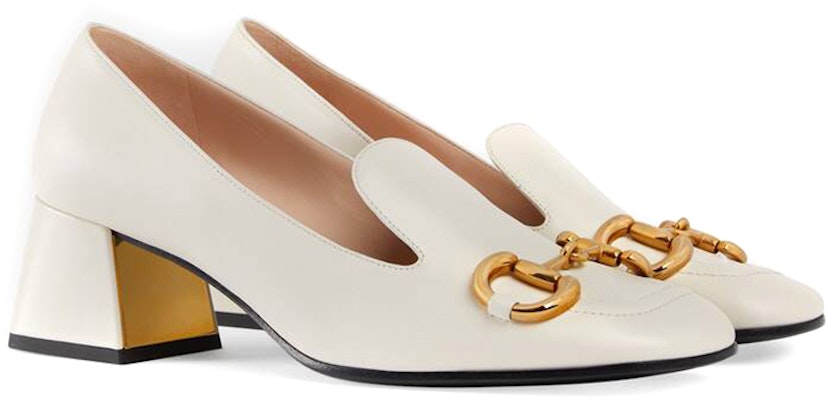 (Women) Gucci Low-heel Pump with Horsebit 'White Leather' 658268-1W600-9022 Order (Women) Gucci Low-heel Pump with Horsebit 'White Leather' 658268-1W600-9022