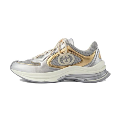 (W) Gucci Low-Top 'Silver'
