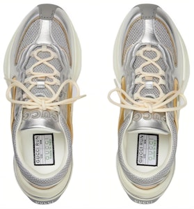 GUCCI古馳 皮革 百搭時尚舒適風範 低筒 生活休閒鞋 女款 銀色 Shop GUCCI古馳 皮革 百搭時尚舒適風範 低筒 生活休閒鞋 女款 銀色