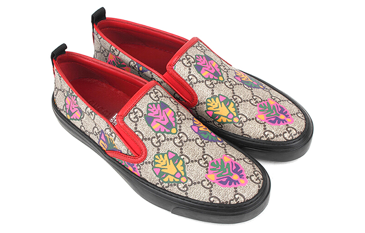Order (Women) Gucci Low-Top Canvas Sneaker 'Brown Red' 408511-KWL20-8970