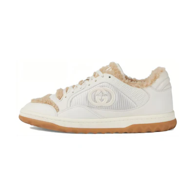 (W) Gucci Low-Top Lace-Up 'White Leather'