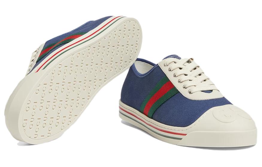 Purchase (W) 古驰低帮运动鞋‘蓝色’ 772411-FACY7-4256