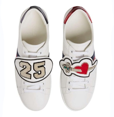 (Women) Gucci Low-Top Sneaker 'Red Blue Mismatched Stripe - White' 481151-DOPH0-8196 Lookbook (Women) Gucci Low-Top Sneaker 'Red Blue Mismatched Stripe - White' 481151-DOPH0-8196