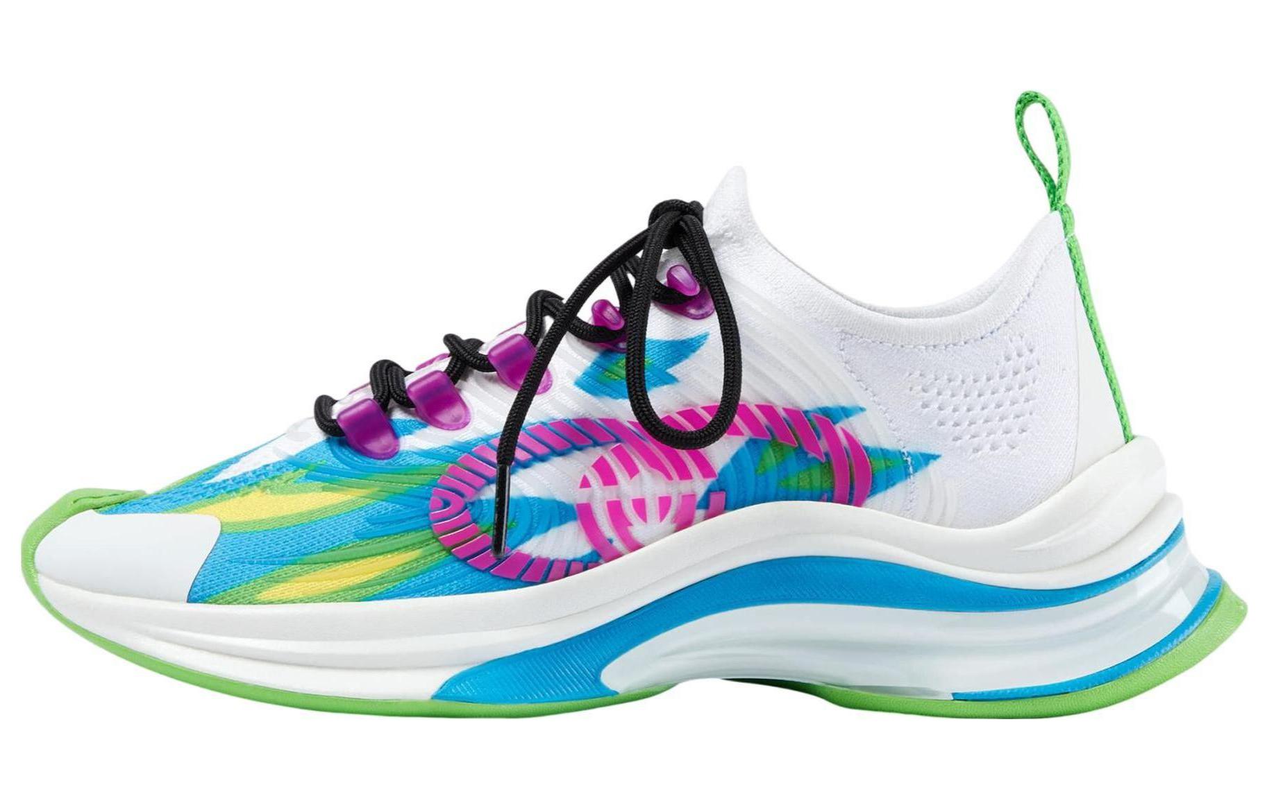 (Women) Gucci Low-Top Sneaker 'White Blue' 725629-FAA4J-9078