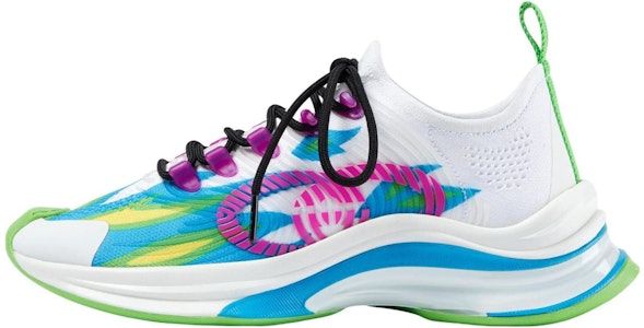 GUCCI古馳 編織材質 繫帶舒適風尚 低筒 運動休閒鞋 女款 白藍 Buy GUCCI古馳 編織材質 繫帶舒適風尚 低筒 運動休閒鞋 女款 白藍