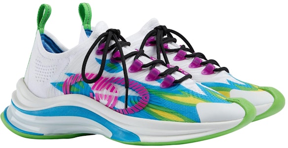 GUCCI古馳 編織材質 繫帶舒適風尚 低筒 運動休閒鞋 女款 白藍 Order GUCCI古馳 編織材質 繫帶舒適風尚 低筒 運動休閒鞋 女款 白藍