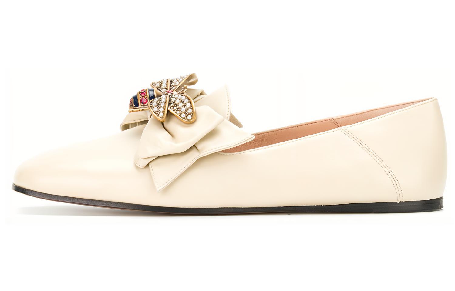 (Women) Gucci Low-Top Sneaker 'White Leather' 505291-BKO00-9526