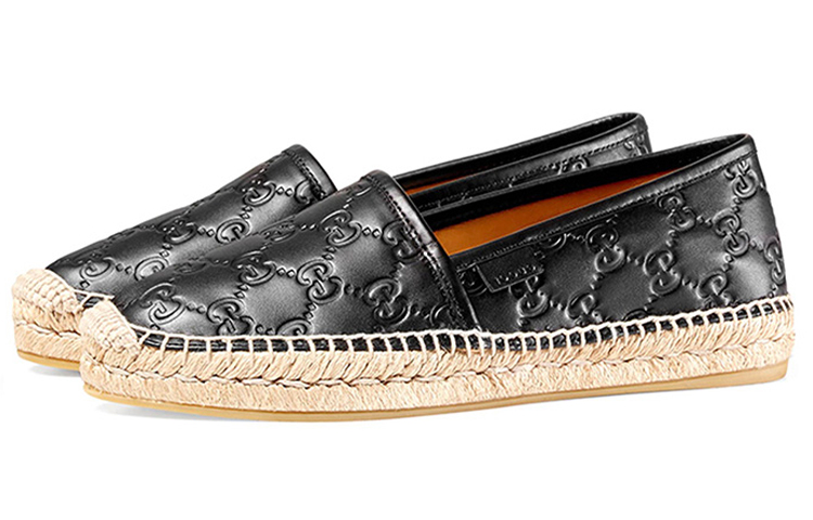 (W) Gucci Low-Top Casual Sneakers 'Black Leather' 圖 2