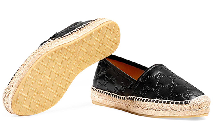 (W) Gucci Low-Top Casual Sneakers 'Black Leather' 圖 3