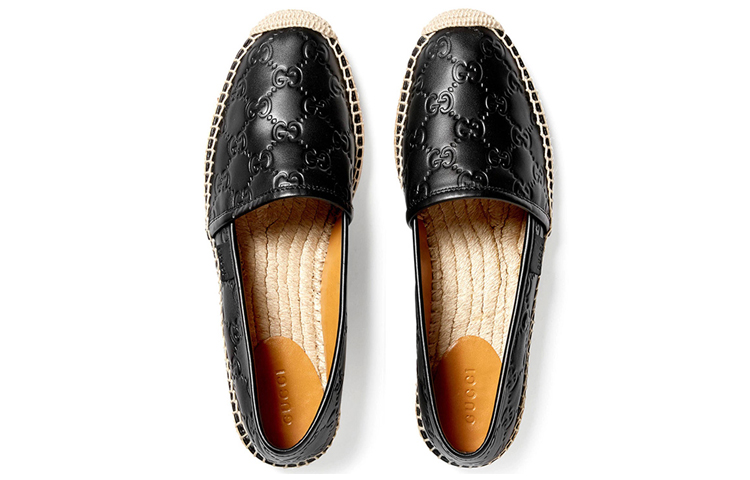 (W) Gucci Low-Top Casual Sneakers 'Black Leather' 圖 4