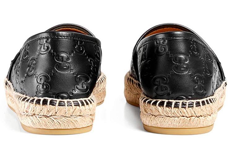 (W) Gucci Low-Top Casual Sneakers 'Black Leather' 圖 5