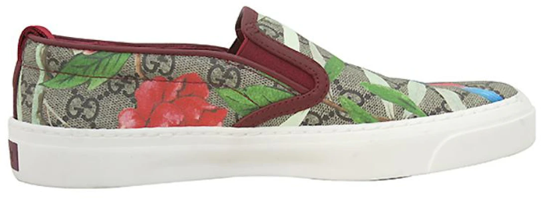 (Women) Gucci Low Top Slip-On 'Grey Red Green' 427067-K0L90-8961 Order (Women) Gucci Low Top Slip-On 'Grey Red Green' 427067-K0L90-8961
