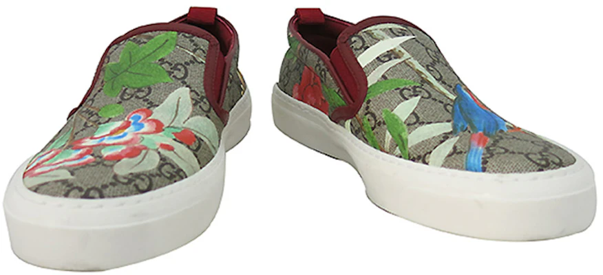 (Women) Gucci Low Top Slip-On 'Grey Red Green' 427067-K0L90-8961 Lookbook (Women) Gucci Low Top Slip-On 'Grey Red Green' 427067-K0L90-8961