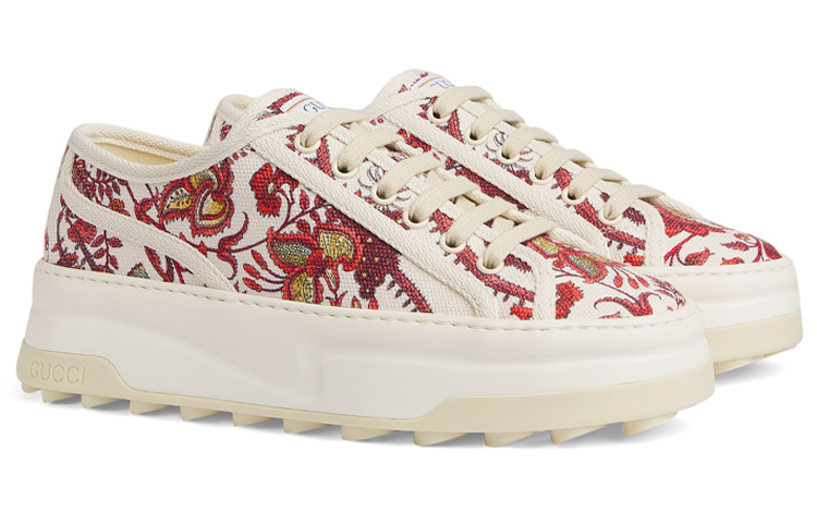 Order (W) 古驰低帮运动鞋‘农历新年花卉印花’ 774031-FACXR-8943