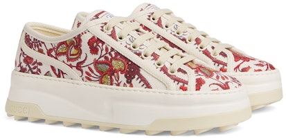 (W) Gucci Low Top Sneaker 'Cetakan Bunga Tahun Baru Cina' 774031-FACXR-8943 Order (W) Gucci Low Top Sneaker 'Cetakan Bunga Tahun Baru Cina' 774031-FACXR-8943