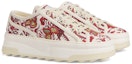 Order (W) Gucci Low Top Sneaker 'Cetakan Bunga Tahun Baru Cina' 774031-FACXR-8943