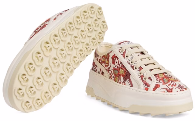 (Women) Gucci Low Top Sneaker 'Chinese New Year Floral Print' 774031-FACXR-8943 Lookbook (Women) Gucci Low Top Sneaker 'Chinese New Year Floral Print' 774031-FACXR-8943