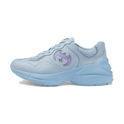 (W) Gucci Low Top Sneaker 'Light Blue'
