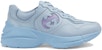 (W) Gucci Kasut Low Top 'Biru Muda' 757887-UPG70-4949