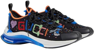 (W) グッチ ラン スニーカー "ラブライト ブラック" 708645-FAAJQ-1041 Order (W) グッチ ラン スニーカー "ラブライト ブラック" 708645-FAAJQ-1041