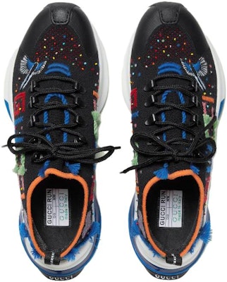 (Women) Gucci Run Sneaker 'Lovelight Black' 708645-FAAJQ-1041 Lookbook (Women) Gucci Run Sneaker 'Lovelight Black' 708645-FAAJQ-1041