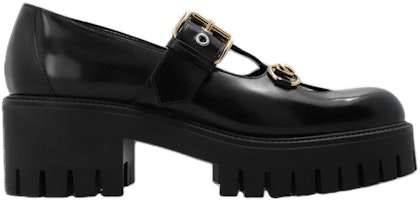 (W) Mocasín Plataforma Gucci Lug Horsebit 30mm 'Negro' 758285-DS800-1000 Order (W) Mocasín Plataforma Gucci Lug Horsebit 30mm 'Negro' 758285-DS800-1000