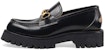 (W) Loafer Tapak Tebal Gucci 'Hitam' 577236-DS800-1000