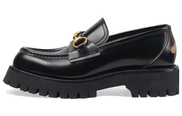 (Women) Gucci Lug Sole Loafer 'Black' 577236-DS800-1000