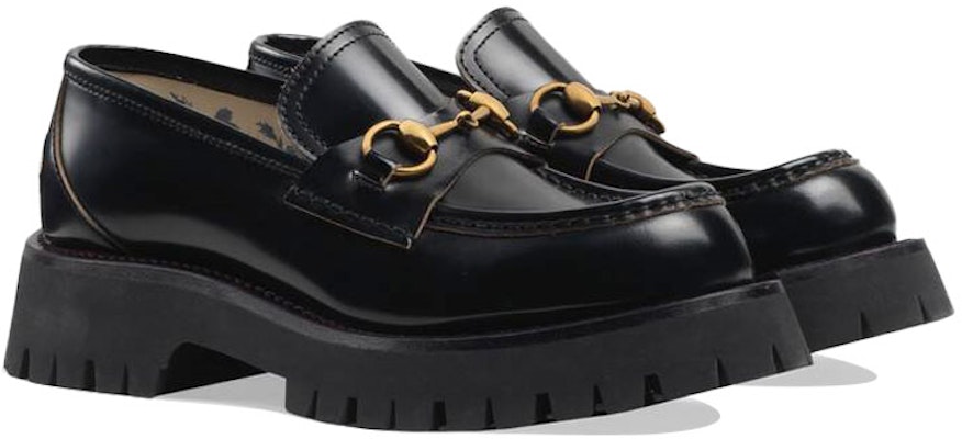 (Women) Gucci Lug Sole Loafer 'Black' 577236-DS800-1000 Lookbook (Women) Gucci Lug Sole Loafer 'Black' 577236-DS800-1000