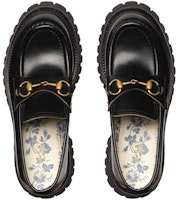 GUCCI古馳 饰馬銜扣溝紋鞋底 皮革 樂福 厚底鞋 女款 黑色 Shop GUCCI古馳 饰馬銜扣溝紋鞋底 皮革 樂福 厚底鞋 女款 黑色