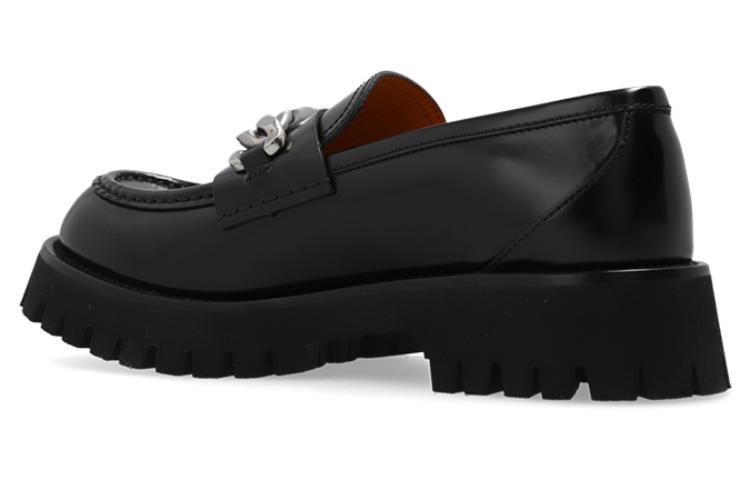 Shop (W) 古驰厚底便鞋‘黑色皮革’ 752650-DS800-1000