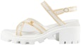 Buy (W) Sandal Gucci Lug Sole dengan Jalur 'Putih Kuning' 645776-D3VF0-9364