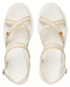 (W) Sandal Gucci Lug Sole dengan Web 'Putih Kuning' 645776-D3VF0-9364 Lookbook (W) Sandal Gucci Lug Sole dengan Web 'Putih Kuning' 645776-D3VF0-9364