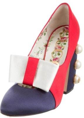 (W) Gucci Luna 'Tacón Grueso Rojo con Tachuelas' 465985-FFF10-4165 Lookbook (W) Gucci Luna 'Tacón Grueso Rojo con Tachuelas' 465985-FFF10-4165