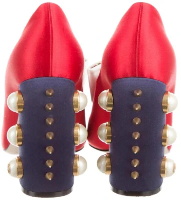 (W) Gucci Luna 'Tacón Grueso Rojo con Tachuelas' 465985-FFF10-4165 Purchase (W) Gucci Luna 'Tacón Grueso Rojo con Tachuelas' 465985-FFF10-4165