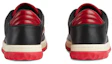 Details for GUCCI古馳 MAC80 皮革 圓頭繫帶 低筒 帆布鞋 女款 黑色