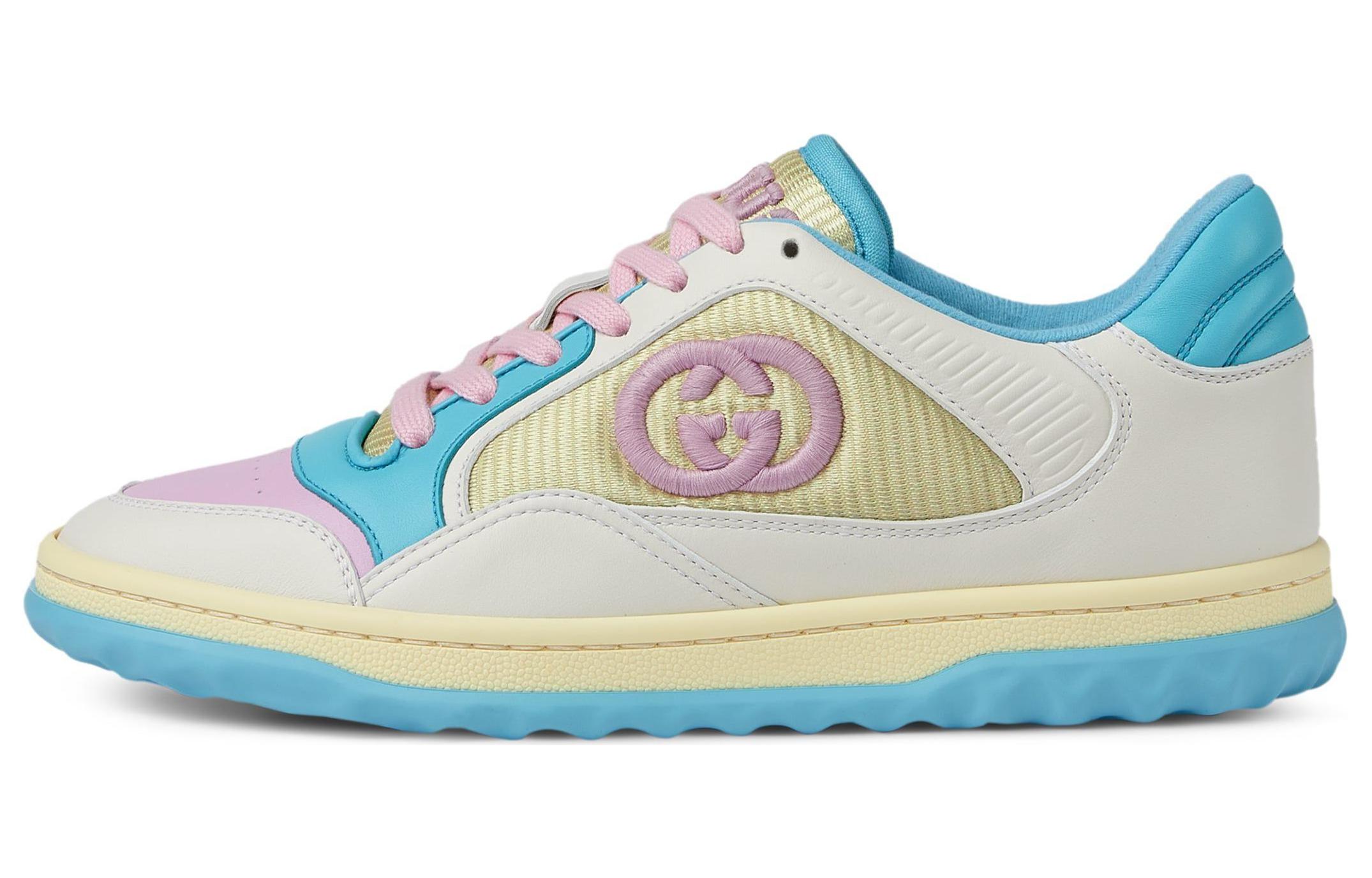 (Women) Gucci MAC80 Low 'Chinese New Year White Pink Blue' 774027-AACNW-9074