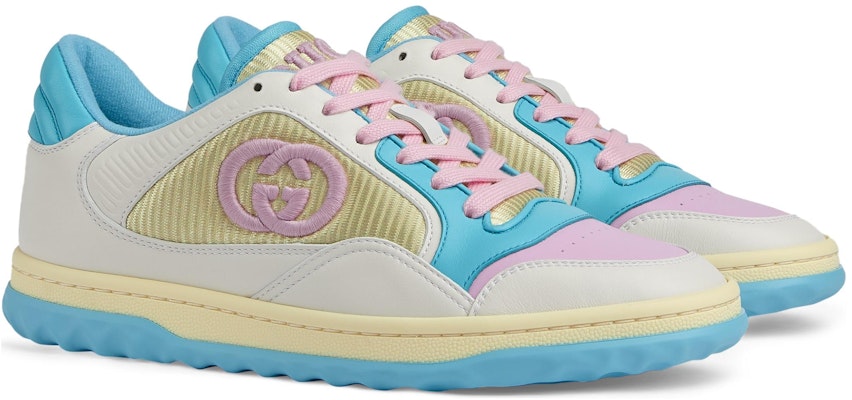 (W) Gucci MAC80 Low 'Tahun Baru Cina Putih Merah Jambu Biru' 774027-AACNW-9074 Order (W) Gucci MAC80 Low 'Tahun Baru Cina Putih Merah Jambu Biru' 774027-AACNW-9074