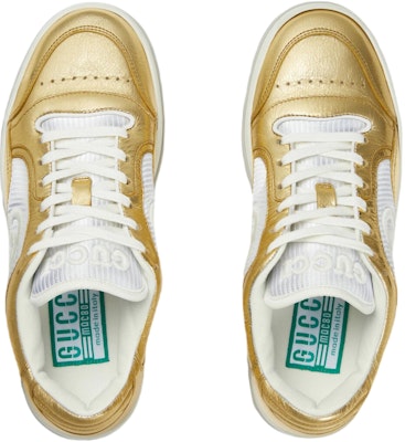(W) グッチ MAC80 メタリックゴールド スニーカー 750834-AACA9-8044 Shop (W) グッチ MAC80 メタリックゴールド スニーカー 750834-AACA9-8044